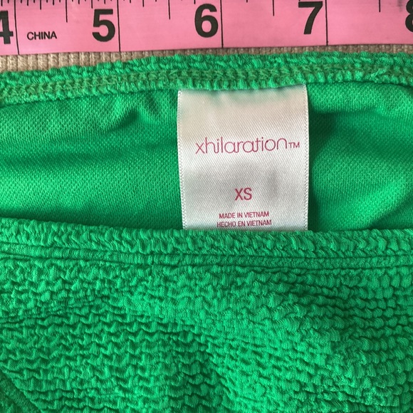 Xhilaration women’s extra small two piece green bikini never worn - Picture 3 of 9